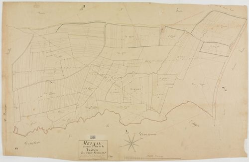 Maynal, section F, la Prairie, feuille 1.géomètre : Grenier