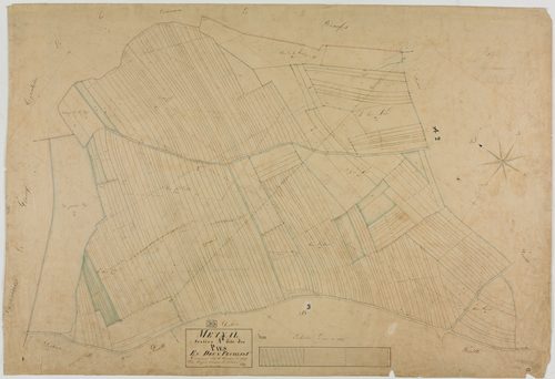 Maynal, section A, les Pies, feuille 1.géomètre : Guyon
