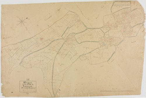 Maynal, section E, le Village, feuille 1.géomètre : Grenier