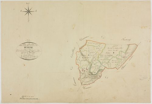 Menétru-le-Vignoble, tableau d'assemblage.géomètre : Tabey