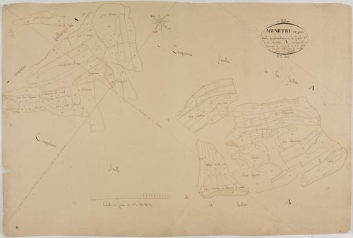 Menétrux-en-Joux, section A, Ménétru, feuille 5 supplémentaire.géomètre : Billet