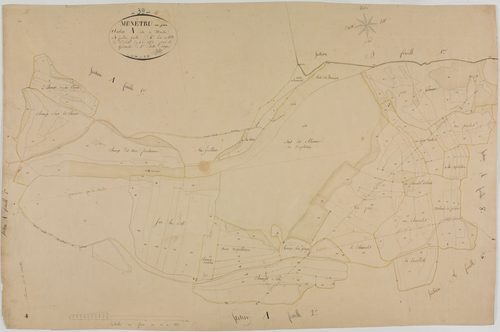 Menétrux-en-Joux, section A, Ménétru, feuille 4.géomètre : Billet