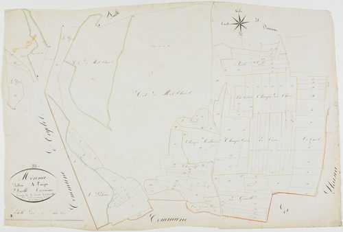 Mérona, section unique, feuille 3.géomètre : Parent