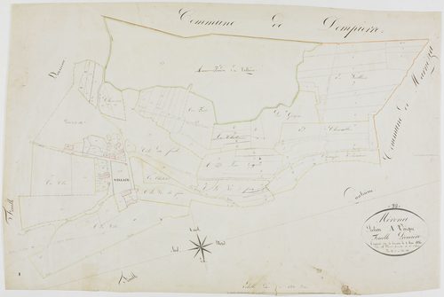 Mérona, section unique A, feuille 1.géomètre : Parent