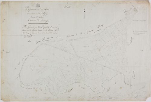 Mesnay, section A, les Grands Chaumois, feuille 1.