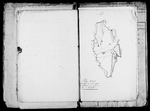 Etat de sections, matrice foncière et procès-verbal de délimitation du territoire.