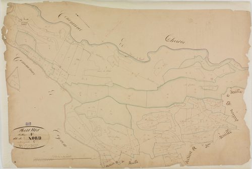 Meussia, section A, le Nord, feuille 2.géomètre : Olivier cadet