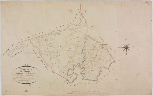 Mièges, section A, les Timblets, feuille 2.