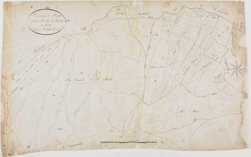 Mirebel, section C, Flachet, feuille 2.géomètre : Tabey