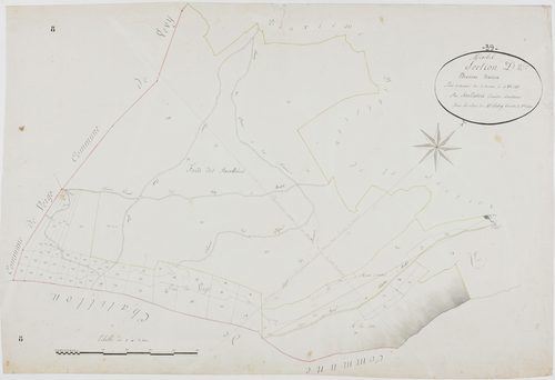 Mirebel, section D, feuille 2.géomètre : Sauldubois