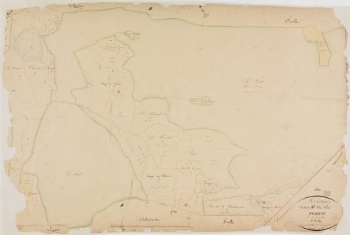 Moirans-en-Montagne, section B, la Forêt, feuille 3.géomètre : Duchesne