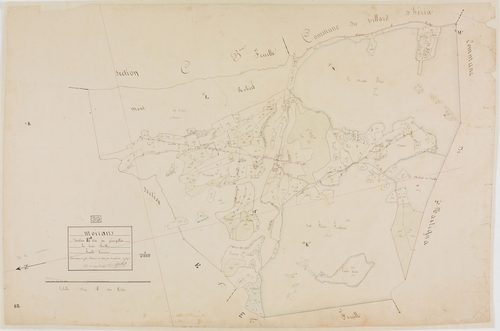 Moirans-en-Montagne, section E, Geargillats, feuille 3.géomètre : Grillot