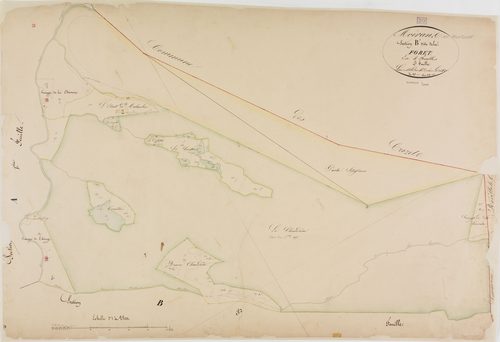 Moirans-en-Montagne, section B, la Forêt, feuille 4.géomètre : Duchesne