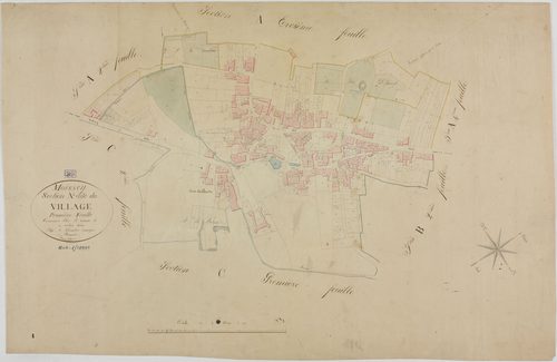 Moissey, section A, le Village, feuille 1.géomètre : A. Vermot