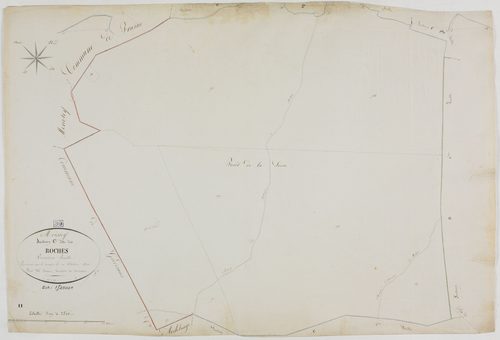 Moissey, section C, les Roches, feuille 3.géomètre : A. Vermot