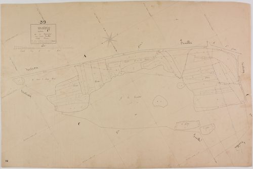 Molain, section C, Malrocher, feuille 1.