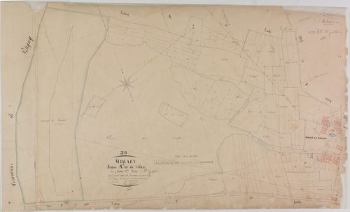 Molain, section A, le Village, feuille 5.