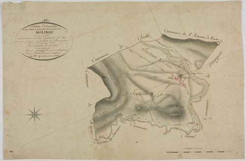 Molinges, tableau d'assemblage.géomètre : Grenot