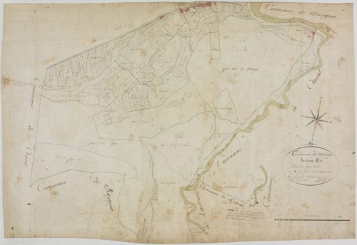Molinges, section B, Gros Crêt, feuille unique.géomètre : Grenot