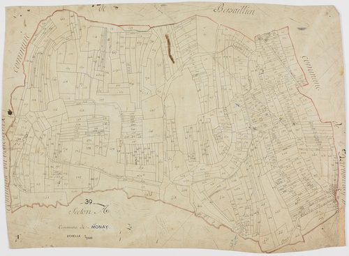 Monay, section A, feuille unique.géomètre : [?]