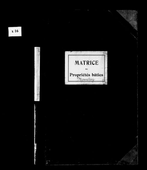 Matrice des propriétés bâties.