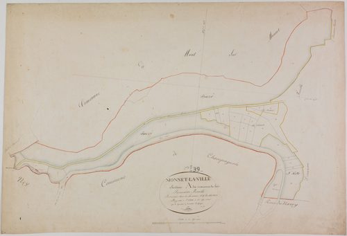 Monnet-la-Ville, section A, Maison du Bois, feuille 1.