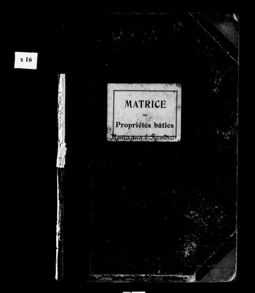 Matrice des propriétés bâties.