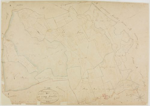 Montagna-le-Reconduit, section B, Curny, feuille 1.géomètre : Berthet