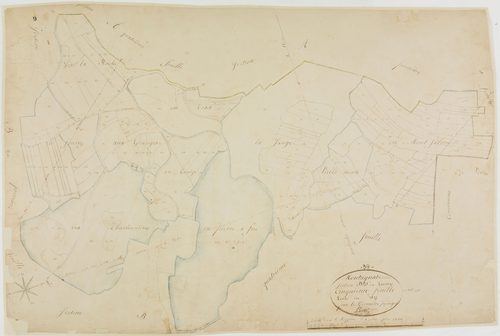 Montagna-le-Reconduit, section B, Curny, feuille 5.géomètre : Berthet
