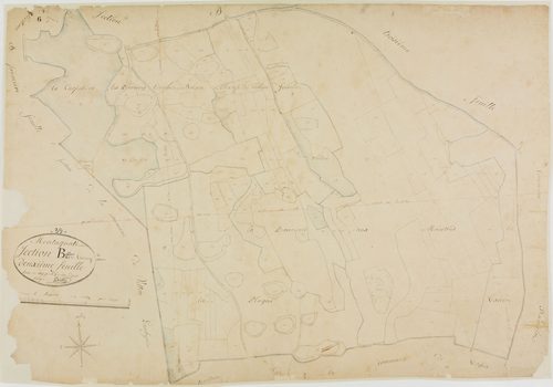 Montagna-le-Reconduit, section B, Curny, feuille 2.géomètre : Berthet