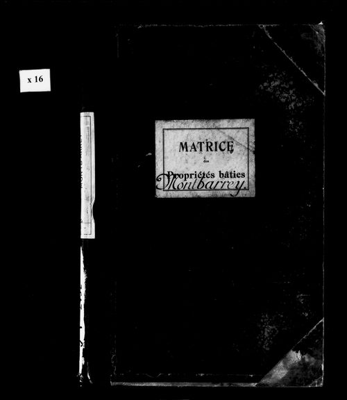 Matrice des propriétés bâties.