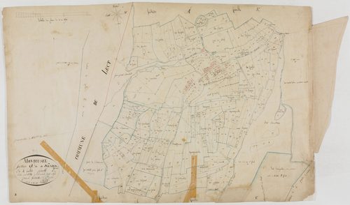 Montcusel, section A, Nezeau, feuille 2.géomètre : Billet