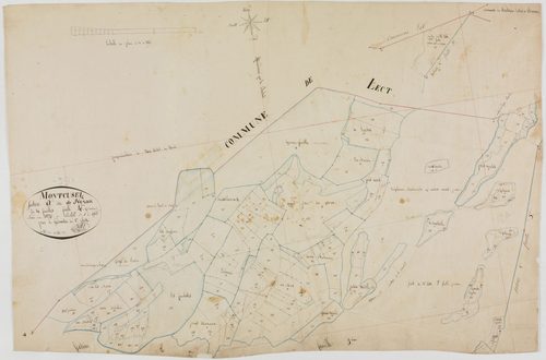 Montcusel, section A, Nezeau, feuille 4.géomètre : Billet