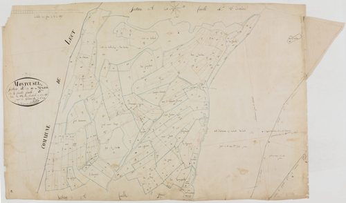 Montcusel, section A, Nezeau, feuille 3.géomètre : Billet