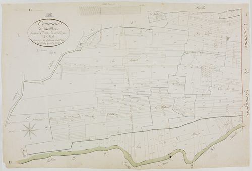 Montfleur, section C, Saint-Pierre, feuille 4.géomètre : Tabey
