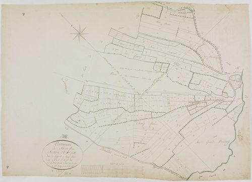Montfleur, section A, Longerat et Freynet, feuille 2.géomètre : Sauldubois