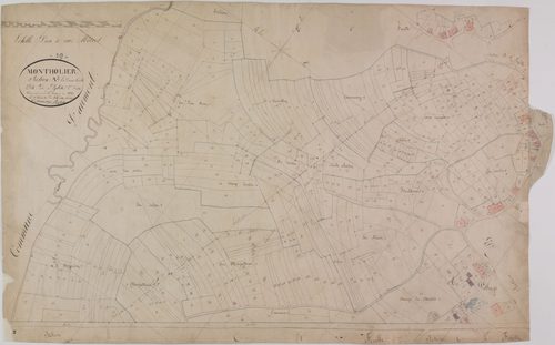 Montholier, section A, l'Eglise, feuille 2.