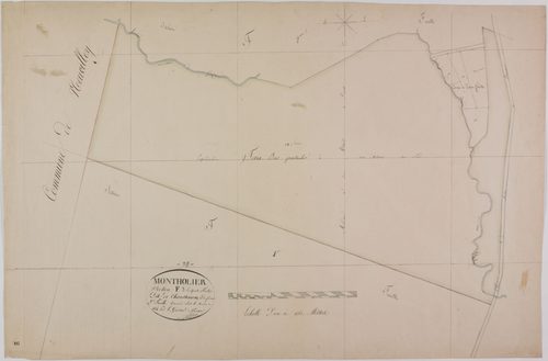 Montholier, section F, Chaussenant et Foras, feuille 3.