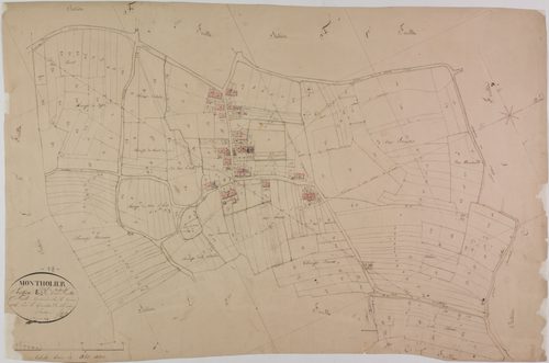 Montholier, section E, Rathier, feuille 1.
