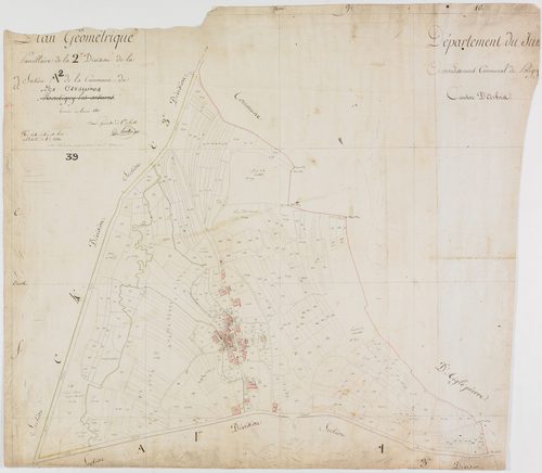 Montigny-les-Arsures, section A, feuille 2.