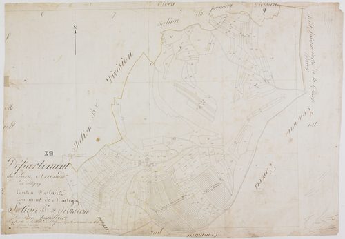 Montigny-les-Arsures, section B, feuille 3.