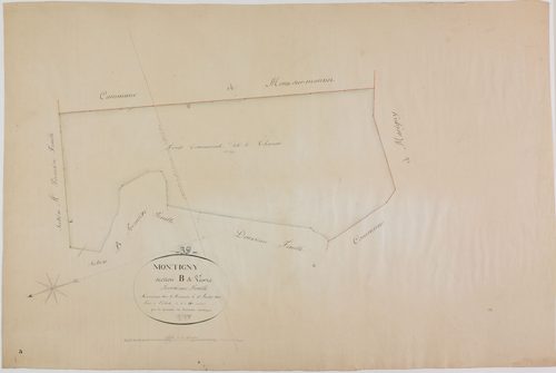 Montigny-sur-Ain, section B, feuille 3.