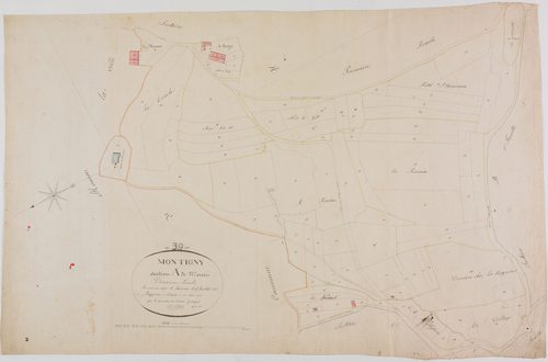 Montigny-sur-Ain, section A, Monet, feuille 2.