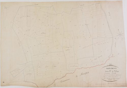 Montigny-sur-Ain, section C, le Village, feuille 6.