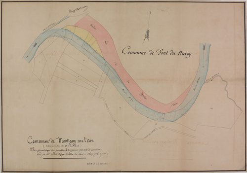 Montigny-sur-l'Ain, section C, feuilles 1 et 2. s.d. [fin XIXe]