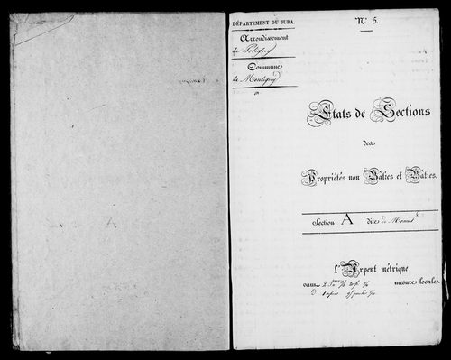 Etat de sections.