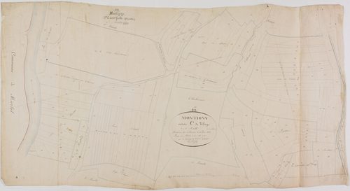 Montigny-sur-Ain, section C, le Village, feuilles 3 et 4.