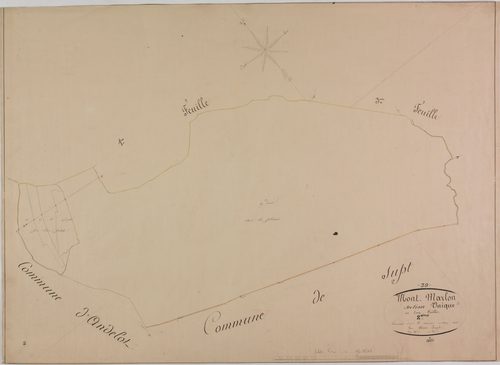 Montmarlon, section unique, feuille 2.