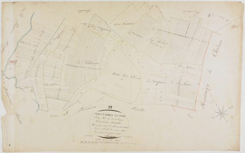 Montmirey-la-Ville, section A, la Prairie, feuille 2.géomètre : Trésy