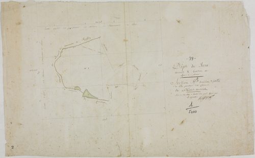 Montmorot, section A, feuille 9.géomètre : Outhier